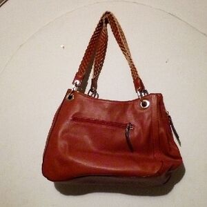 Apt 9 Elegant Burgundy Leather Tote Bag